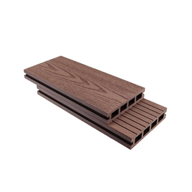SRL-DEK 140*23mm Sàn rỗng WPC tái chế chống trơn trượt cho sân thượng ngoài trời