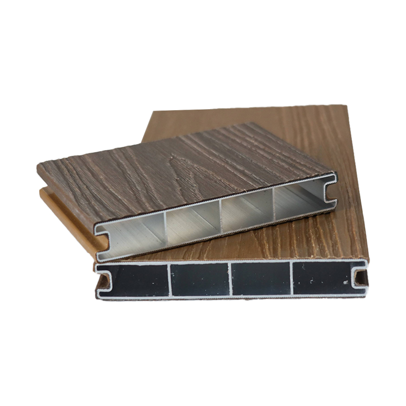 SRL-AL 138*23mm Sàn WPC chống cháy, chống thấm bằng nhôm ép đùn